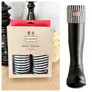 NWT Hunter Iridescent Foil Knit Tall Boot Socks